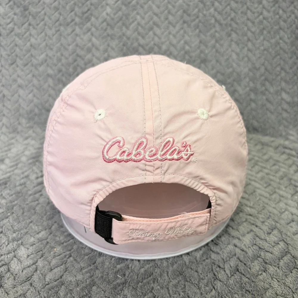 Cabela's Fishing Season Til Death Do Us Part Adjustable Ladies Pink Hat